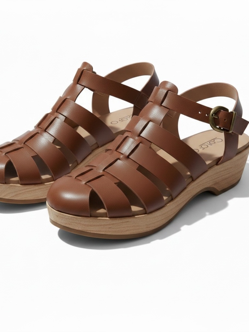 Two for one price,  Corkys Multicolor Speckled and closed toe Slingback Sandals - Picture 5 of 9